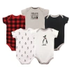 Hudson Baby Multipack Of 5 Comfortable Cotton Bodysuits