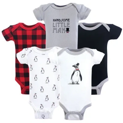 Hudson Baby Multipack Of 5 Comfortable Cotton Bodysuits