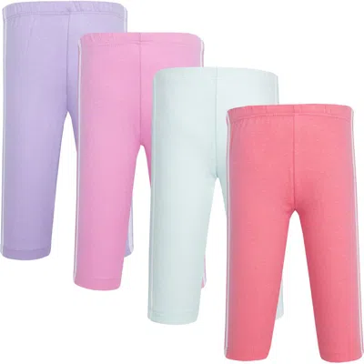 Hudson Baby Pack Of 4 Collection Of Versatile Pants Bottoms In Multi