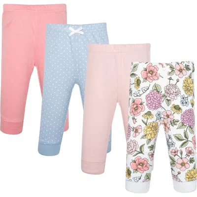 Hudson Baby Pack Of 4 Collection Of Versatile Pants Bottoms In Multi