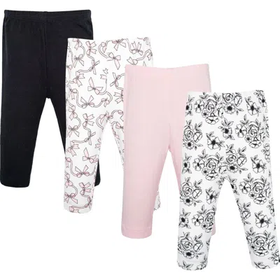 Hudson Baby Pack Of 4 Collection Of Versatile Pants Bottoms In Multi