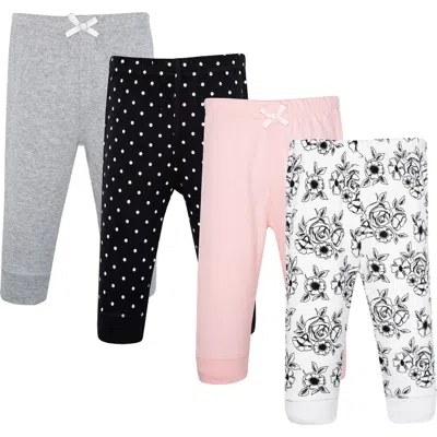 Hudson Baby Pack Of 4 Collection Of Versatile Pants Bottoms In Multi