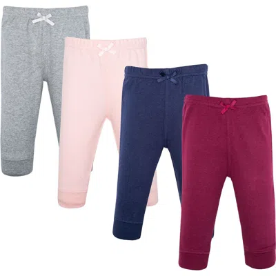 Hudson Baby Pack Of 4 Collection Of Versatile Pants Bottoms In Multi