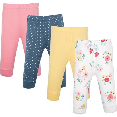 Hudson Baby Pack Of 4 Collection Of Versatile Pants Bottoms In Multi
