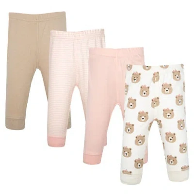 Hudson Baby Pack Of 4 Everyday Pants Set In Multi