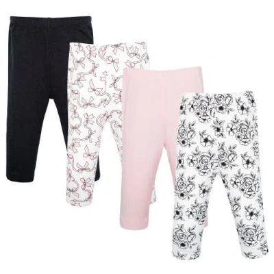 Hudson Baby Pack Of 4 Everyday Pants Set In Multi
