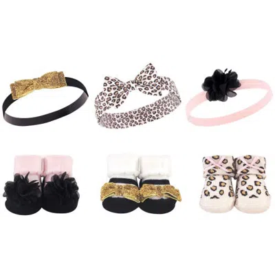 Hudson Baby Perfect Pair Headband & Socks Gift Pack (baby) In Pretty Leopard