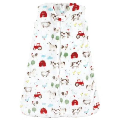 Hudson Baby Plush Flannel Sleep Sack In Multi