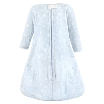 Hudson Baby Plush Flannel Sleep Sack In Blue