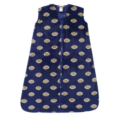Hudson Baby Plush Flannel Sleep Sack In Blue