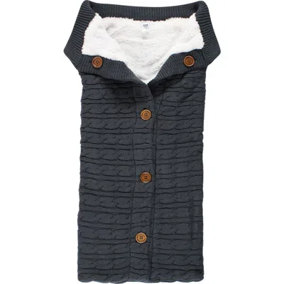 Hudson Baby Plush Fluffy Knit Infant Travel Sleep Sack In Gray