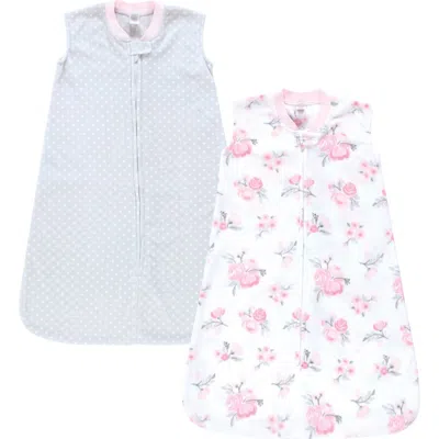 Hudson Baby Plush Sleeping Bag, Sack, Blanket 2pk In Multi