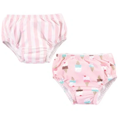 Hudson Baby Pool-ready Diaper Bottoms In Multi