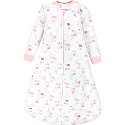 Hudson Baby Premium Quilted Long Sleeve Sleeping Bag And Wearable Blanket In Nude