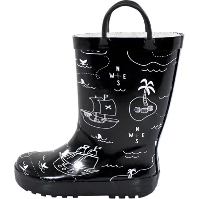 Hudson Baby Rain Boots For Kids In Black