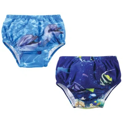 Hudson Baby Kids'  Rashguard Set In Multi