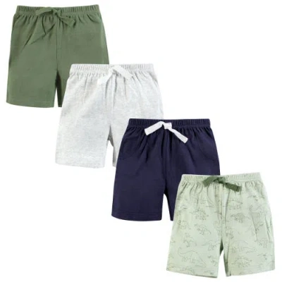 Hudson Baby Shorts-bottoms 4-pack In Multi