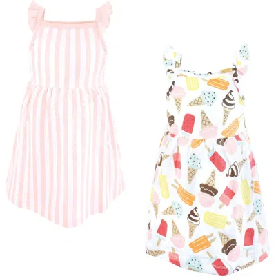 Hudson Baby Sleeveless 2-pack Dress Set In Multi
