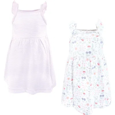 Hudson Baby Sleeveless Dress Set 2-pack In Brown