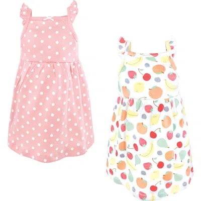 Hudson Baby Sleeveless Dress Set 2-pack In Brown