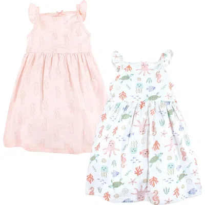 Hudson Baby Sleeveless Dress Set 2-pack In Multi