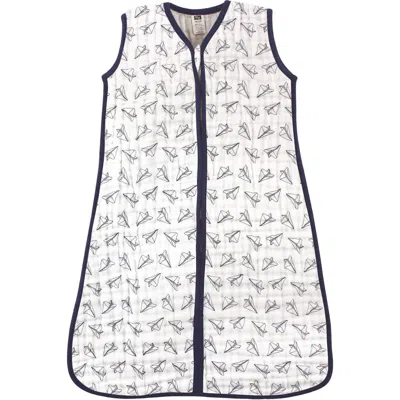 Hudson Baby Sleeveless Muslin Cotton Wearable Sleeping Bag In Neutral