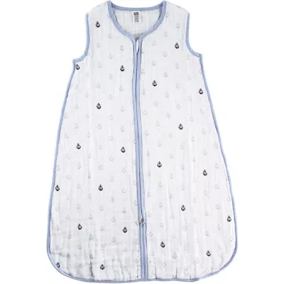Hudson Baby Sleeveless Muslin Cotton Wearable Sleeping Bag In Multi