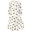 Hudson Baby Snug Cotton Jersey Sleep Sack With Full Sleeves In White