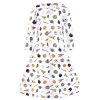 Hudson Baby Snug Cotton Jersey Sleep Sack With Full Sleeves In Multi