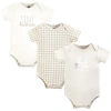 Hudson Baby Soft Cotton Bodysuit Triple Pack