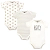 Hudson Baby Soft Cotton Bodysuit Triple Pack