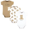 Hudson Baby Soft Cotton Bodysuit Triple Pack