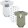 Hudson Baby Soft Cotton Bodysuit Triple Pack