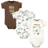Hudson Baby Soft Cotton Bodysuit Triple Pack