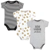 Hudson Baby Soft Cotton Bodysuit Triple Pack