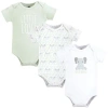 Hudson Baby Soft Cotton Bodysuit Triple Pack
