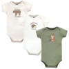 Hudson Baby Soft Cotton Bodysuit Triple Pack