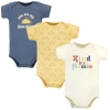 Hudson Baby Soft Cotton Bodysuit Triple Pack