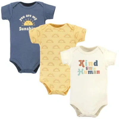 Hudson Baby Soft Cotton Bodysuit Triple Pack