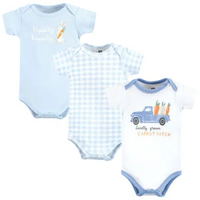 Hudson Baby Soft Cotton Bodysuit Triple Pack