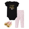 Hudson Baby Soft Cotton Collection Bodysuit, Pants, And Footwear Collection In Black