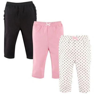 Hudson Baby Soft Cotton Knotted Bow Pants In Multi
