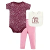 Hudson Baby Soft Cotton Layette Collection In Pink
