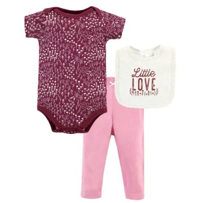 Hudson Baby Soft Cotton Layette Collection In Pink