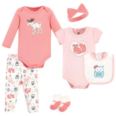 Hudson Baby Soft Cotton Outfit Collection In Multi