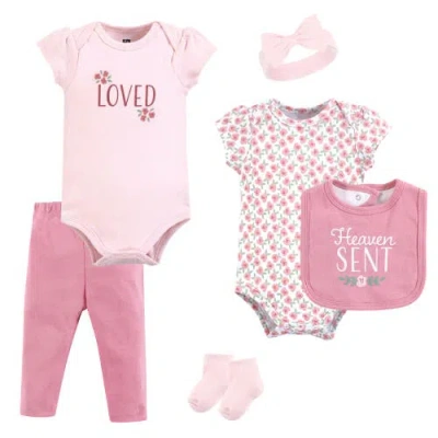 Hudson Baby Soft Cotton Outfit Collection In Pink
