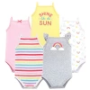 Hudson Baby Soft Cotton Sleeveless Bodysuit In Multi