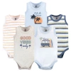 Hudson Baby Soft Cotton Sleeveless Bodysuits In Multi