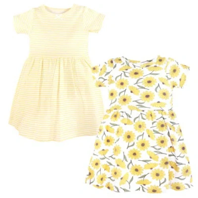 Hudson Baby Stylish Baby Dress 2pk In Yellow
