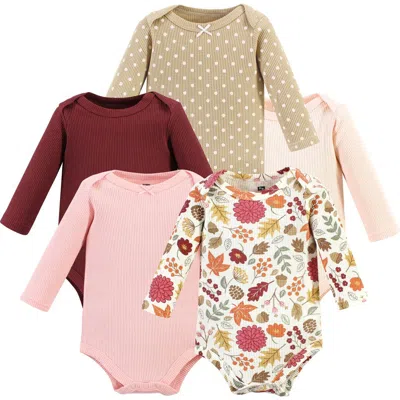 Hudson Baby Thermal Long Sleeve Bodysuits In Multi